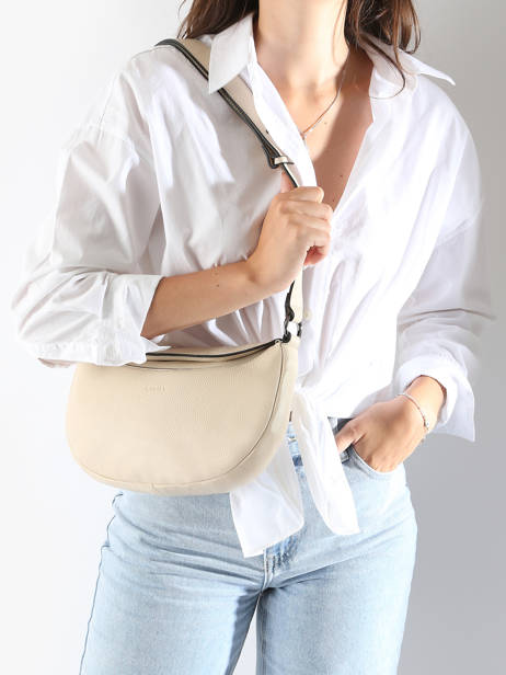 Sac BandouliÃ¨re Manege Cuir Etrier Beige manege EMAN077M vue secondaire 1